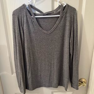 Grey long sleeve shirt from Francesca’s. Size small.